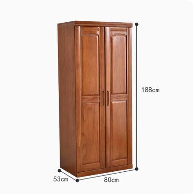 HAROLD COURTYARD Scandinavian Solid Wood Assorted Wardrobe