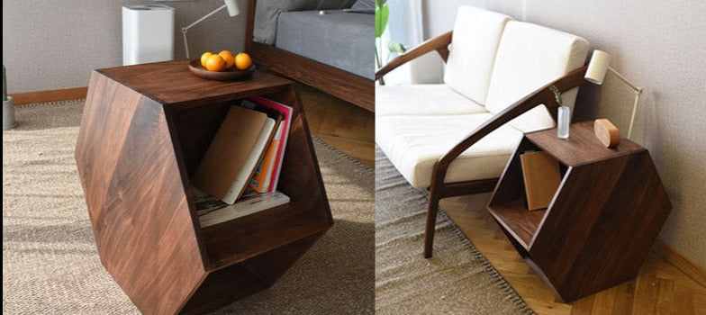 FREYA COURTYARD Scandinavian American Full Solid Wood Coffee Table
