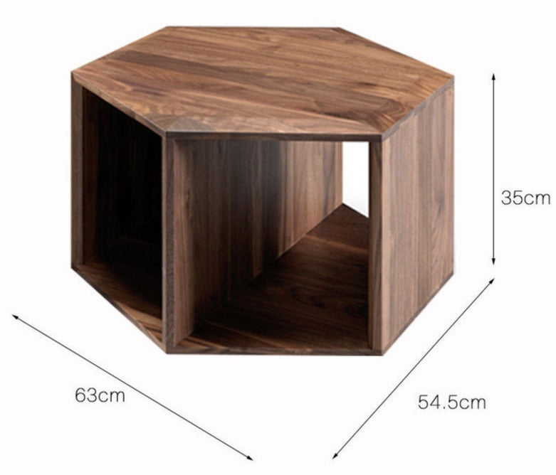 FREYA COURTYARD Scandinavian American Full Solid Wood Coffee Table
