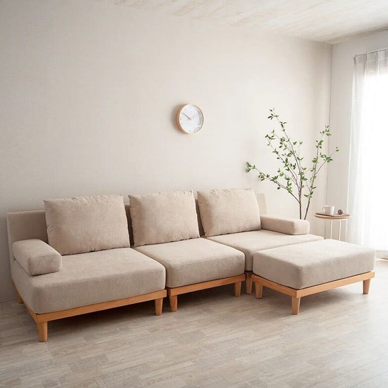 L shaped store scandinavian sofa