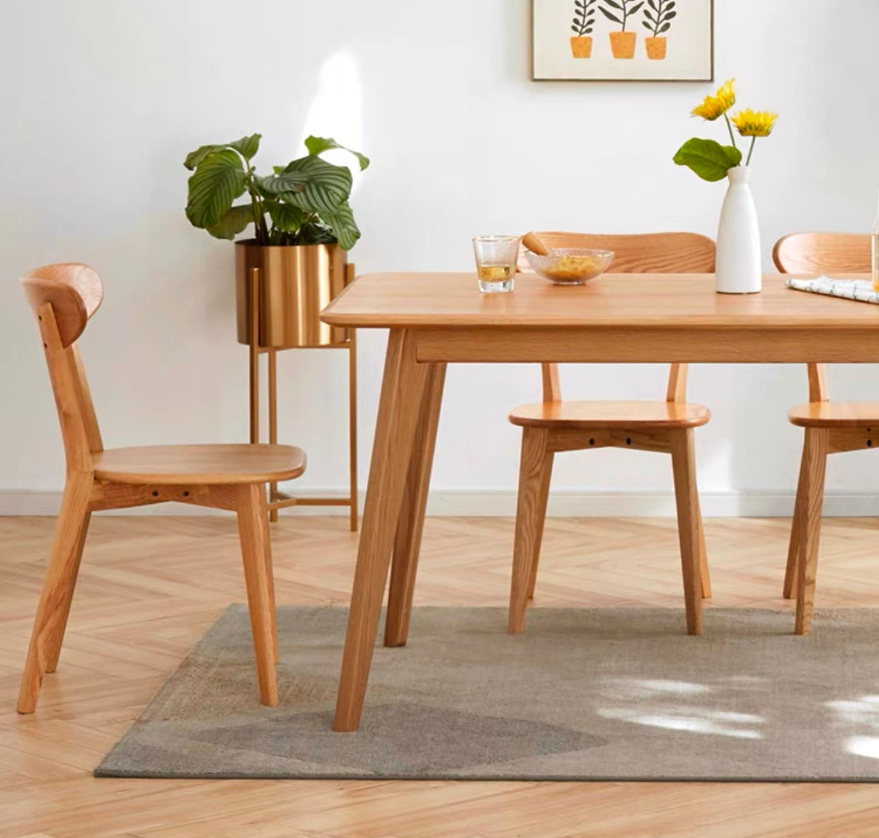 TOBY ACCORD Rustic Solid Wood Dining Chair