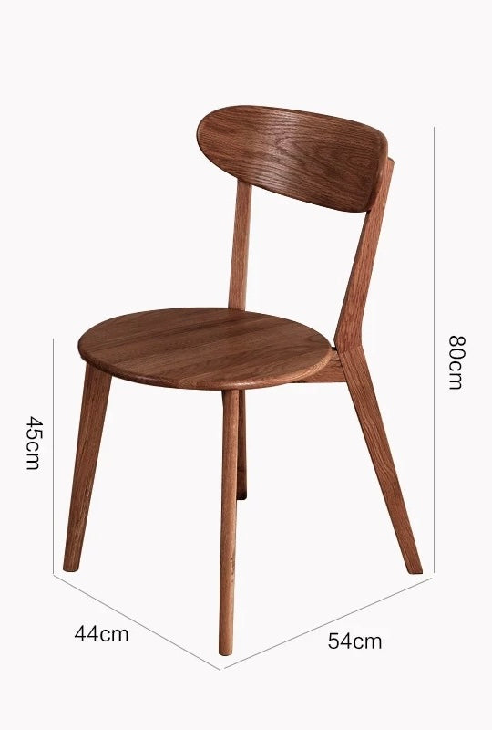 TOBY ACCORD Rustic Solid Wood Dining Chair