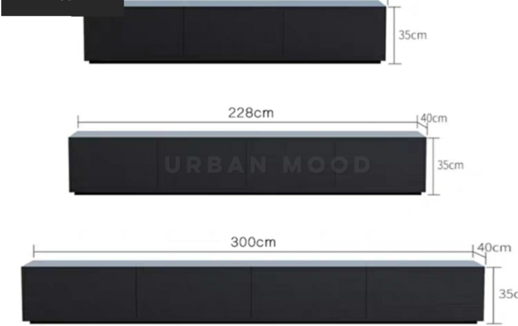 ALEXANDRA Modern Japanese TV Console Sideboard