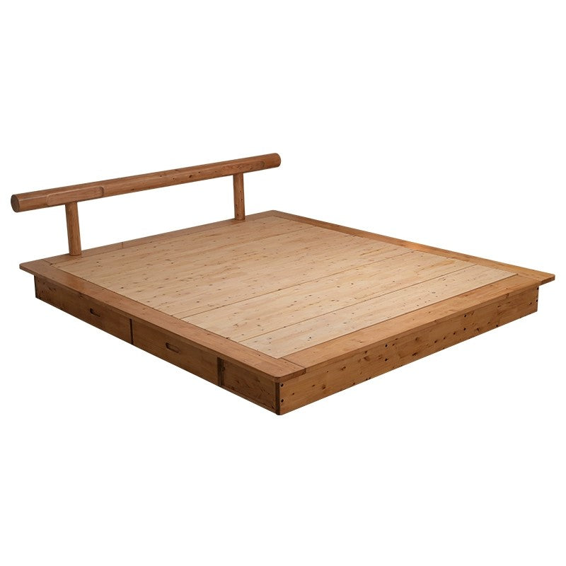 BOWEN HILTON American Solid Wood Low Bed Frame 2 Size Japandi Design