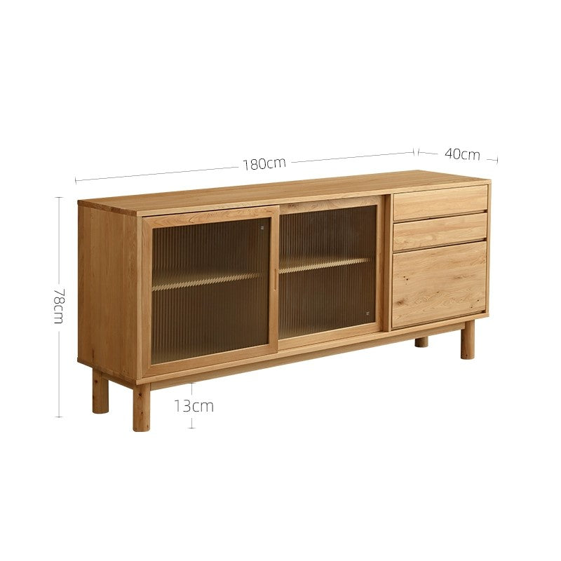 AMBROSE WESTIN American Solid Wood Multi Storage Dining Kitchen Sideboard Scandinavian Style
