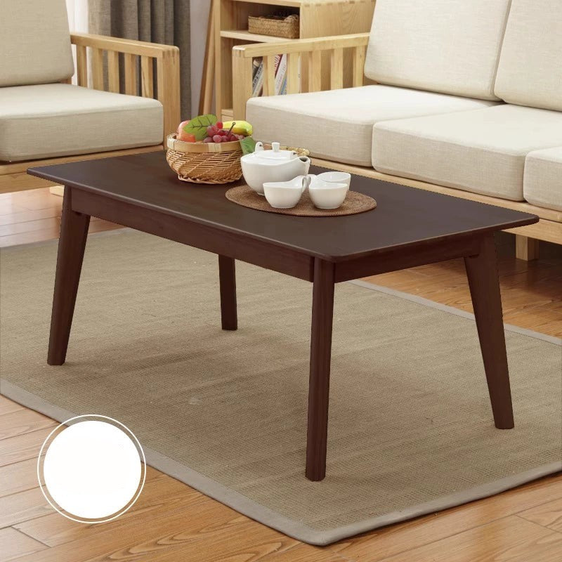 ARVID COURTYARD Nordic Design American Solid Wood Minimalist Coffee Table Set