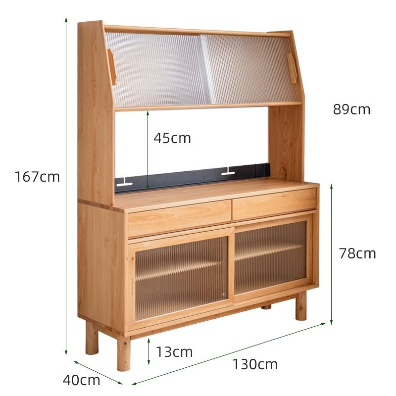 AMBROSE WESTIN American Solid Wood Multi Storage Dining Kitchen Sideboard Scandinavian Style