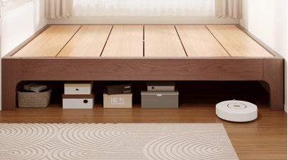 COLETTE FAIRFIELD American Solid Wood Japandi Style Tatami Platform Bed Frame