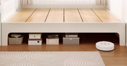 COLETTE FAIRFIELD American Solid Wood Japandi Style Tatami Platform Bed Frame