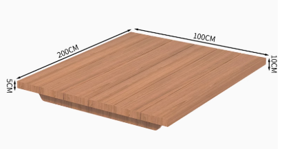 ARMAN CARLTON Japandi Style American Solid Wood Tatami Flat Bed Frame Single, Super Single, Queen, King Size