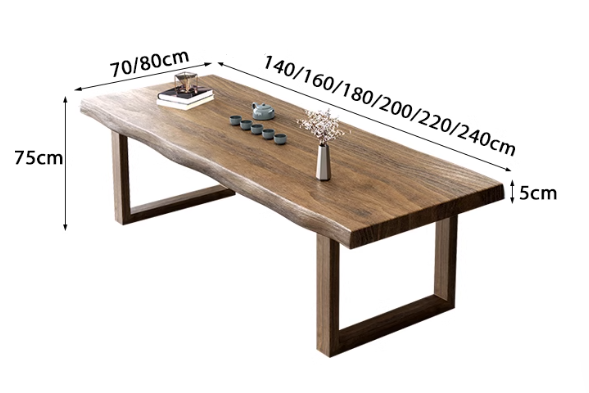 ANGELINE COURTYARD American Solid Wood Dining Table Set Scandinavian Design