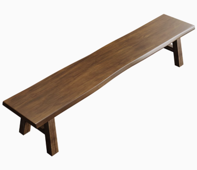ANGIE COURTYARD Japandi Style Modern American Solid Wood Tea Table