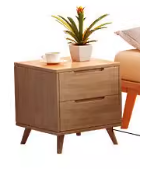ANISTON HILTON Japandi Design American Solid Wood Tatami Flat Bed Frame