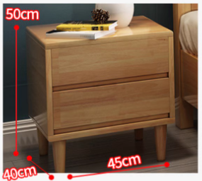 ALPHONSUS HILTON Japandi Design Solid Wood Cushioned Headboard Floating Bed Frame