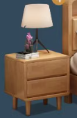 ANTAL HILTON American Solid Wood Bed Frame Minimalistic Scandinavian Design