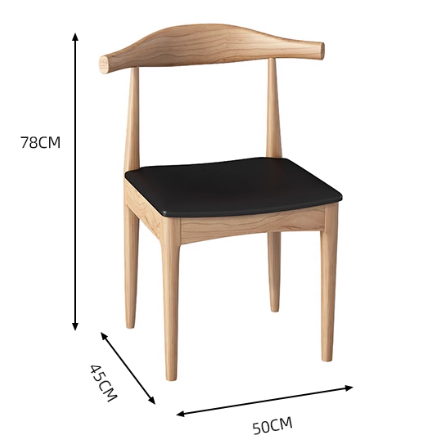 AGRIPINA COURTYARD Scandinavian Design American Solid Wood Iron Leg Dining Table