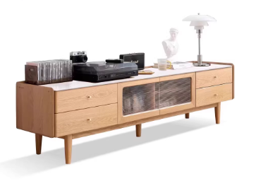 ARIZONA COURTYARD American Solid Ash Wood TV Cabinet Nordic Design