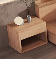 ANITA HILTON American Solid Wood Japandi Design Tatami Low Height Double Bed Frame
