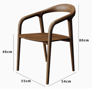 ADO COURTYARD Minimalist American Solid Wood Oval Table Nordic Design