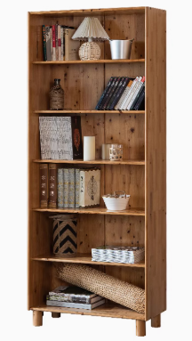 ALPHEUS WESTIN Scandinavian Design American Solid Wood Assorted Glass Window Bookcase