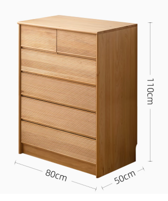 BRYAN WESTIN Japandi Design American Solid Wood Minimalist Chest of Drawers