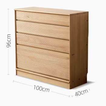 BRIAR WESTIN American Solid Wood Glass Sliding Door Assorted Bookcase Scandinavian Style