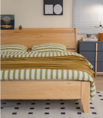 BELLAMY HILTON Japandi Style American Solid Wood Queen King Minimalist Bed Frame