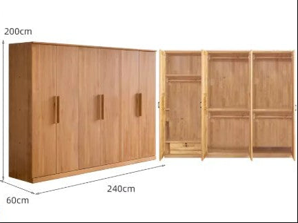 AVIELLA WESTIN American Solid Wood Japandi Style Multi Size Wardrobe