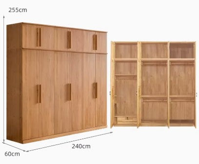 AVIELLA WESTIN American Solid Wood Japandi Style Multi Size Wardrobe