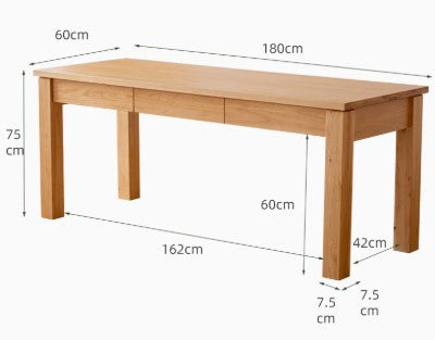 BRIGHTON WESTIN American Solid Wood Scandinavian Style Work Desk 2 Size 2 Colour