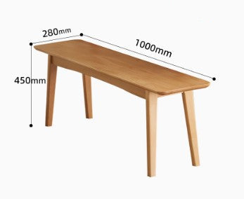 BALAM SHERATON Japandi Design American Solid Wood Multi Size Long Dining Bench