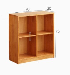 BERTHA SHERATON American Solid Wood Scandinavian Design Low Height Bookshelf Chest of Drawers