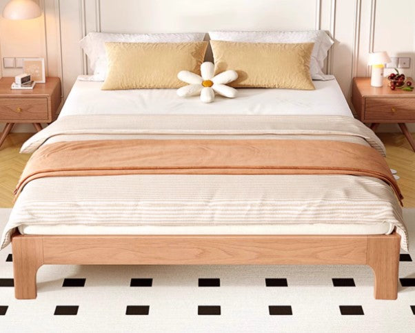 COLETTE FAIRFIELD American Solid Wood Japandi Style Tatami Platform Bed Frame