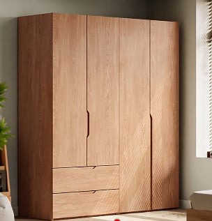 CUTHBERT HAMPTON Scandinavian Style Assorted American Solid Wood Modular Wardrobe