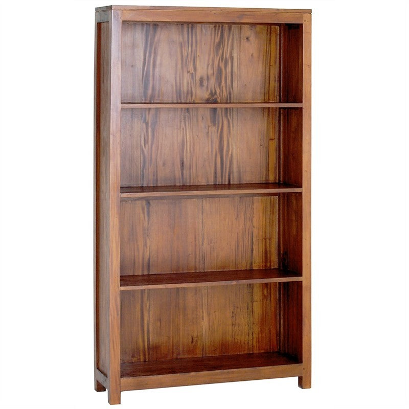 Amsterdam Wide Bookcase Solid Teak Timber TEK168 BC 000 TA W