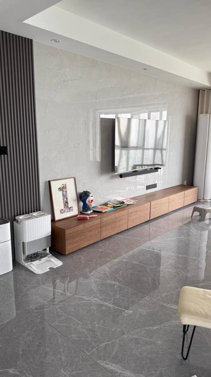 BJORNSTEME SHERATON Scandinavian Italian Solid Wood Veneer TV Console