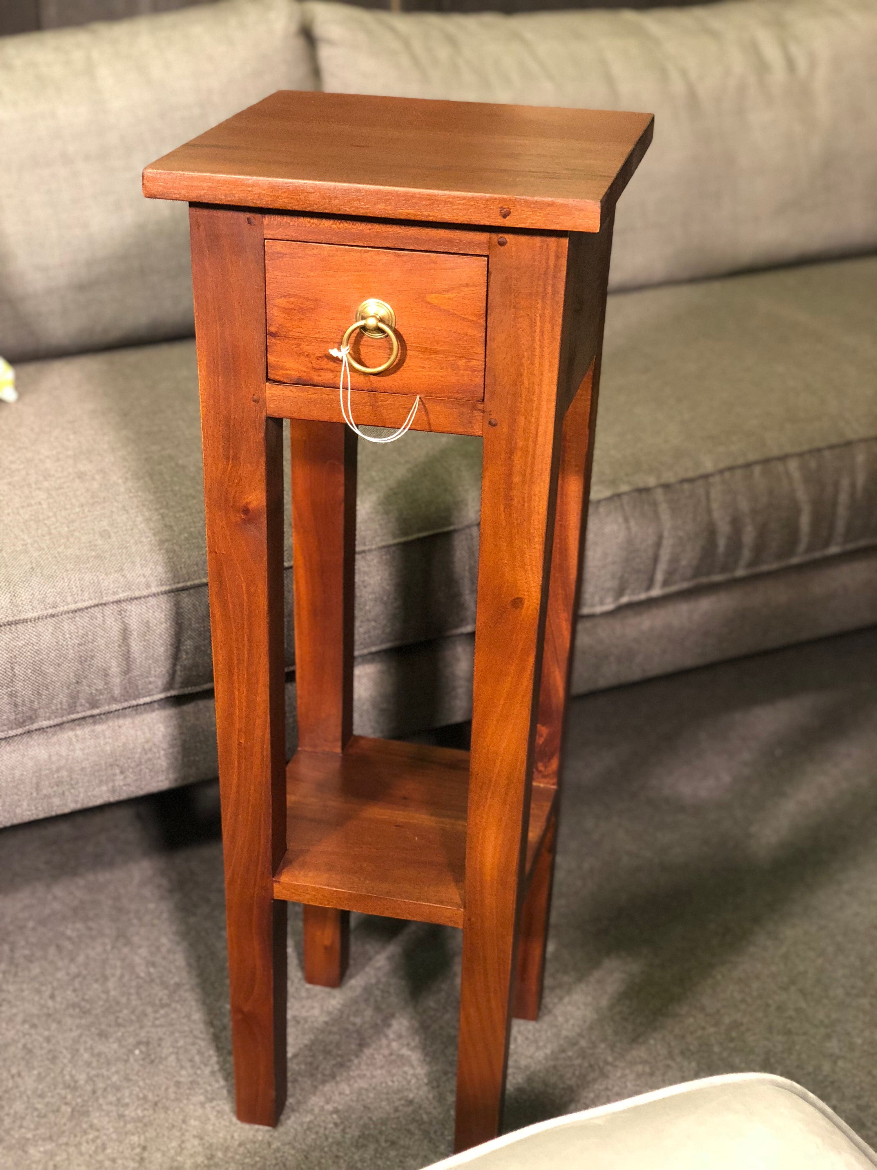Signature Telephone Table Planter Stand TEK168 PS 001 SL Side Table ( Mahogany Colour ) xx