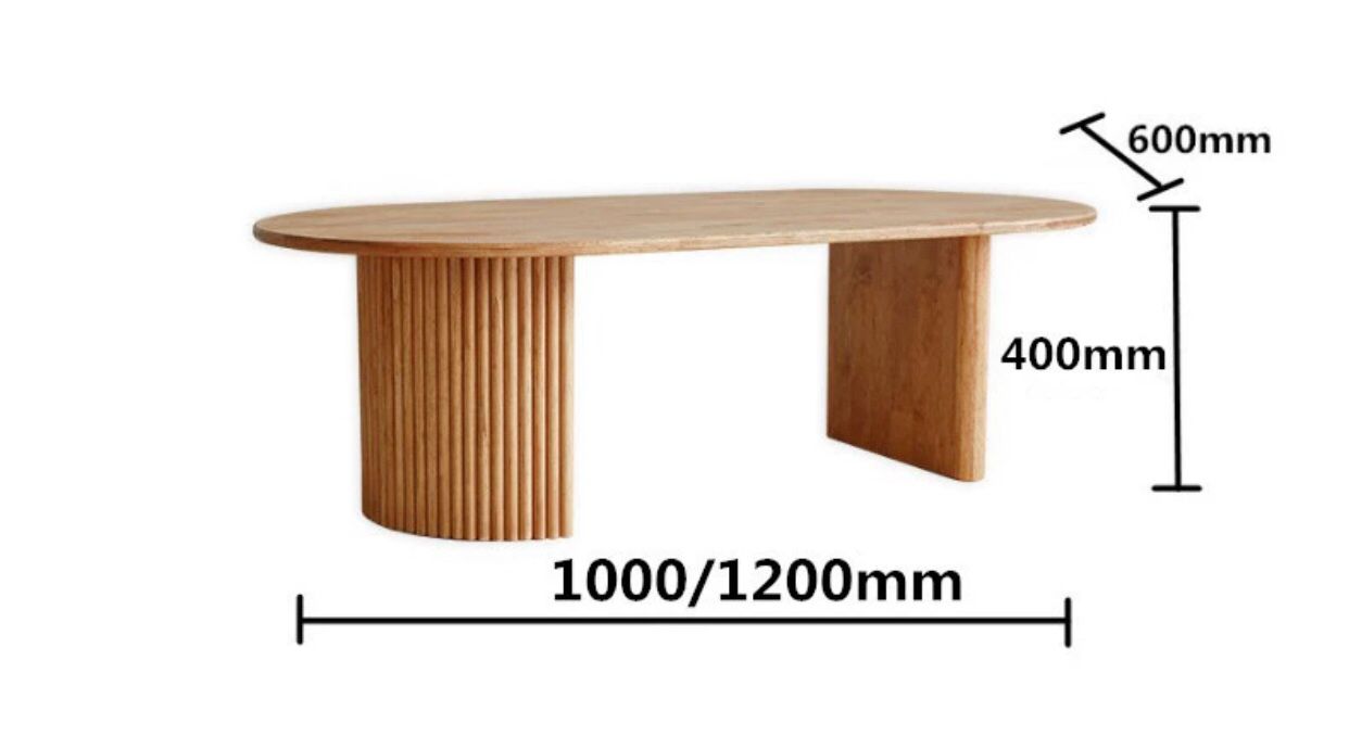 Lilah NEW YORK HILTON Scandinavian Nordic Solid Wood Coffee Table Modern