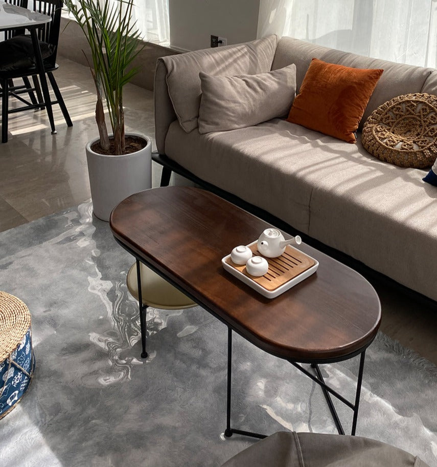 ROLFE SHERATON Scandinavian Solid Wood Coffee Table