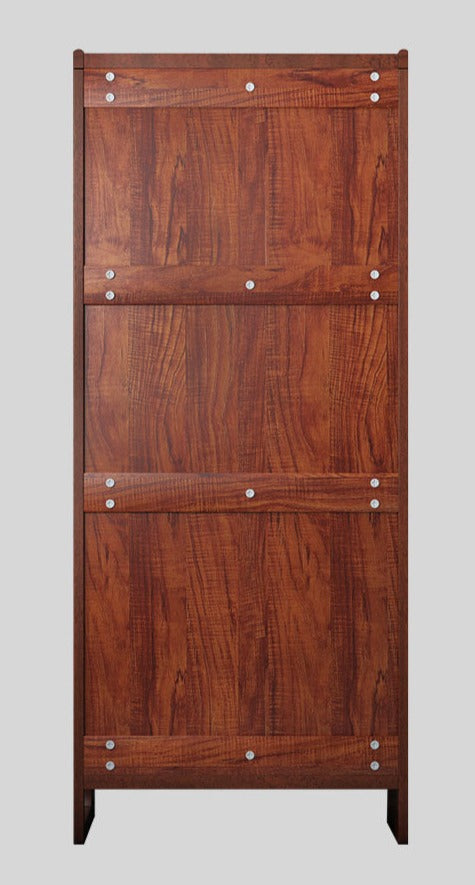 LYNAE COURTYARD Scandinavian Chinese Full Solid Wood Glass Wine Cabinet