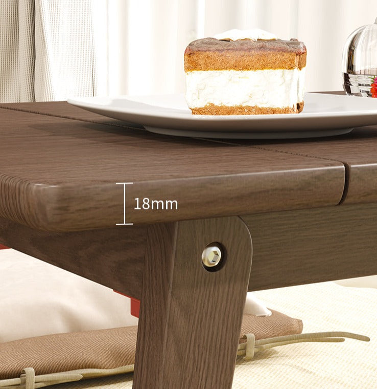 SIRIANA COURTYARD Scandinavian Japanese Solid Wood Foldable Study / Coffee Table
