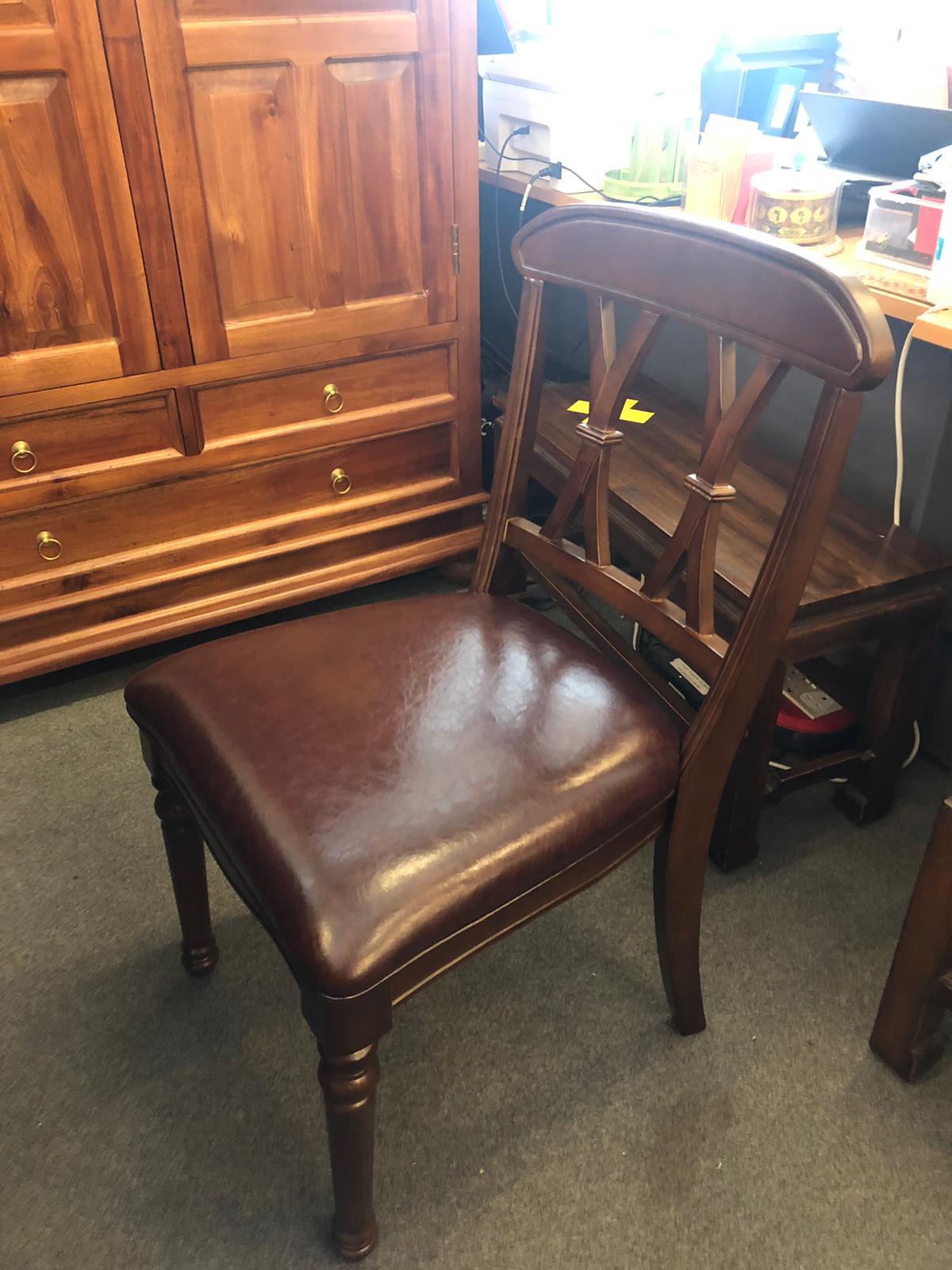 Federal Antique Executive Chair TEK168 ( Mahogany Colour )