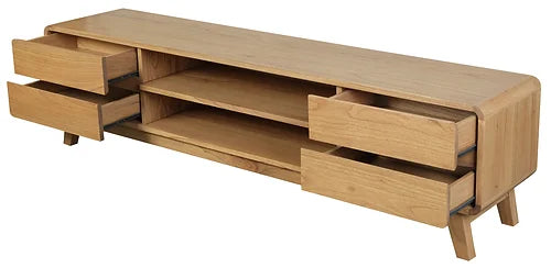 Radisson Providence Teak Wood TV Console Entertainment Unit 140 cm EU 002 PFL