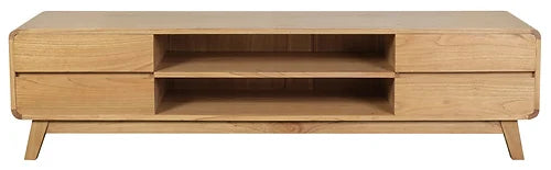 Radisson Providence Teak Wood TV Console Entertainment Unit 140 cm EU 002 PFL