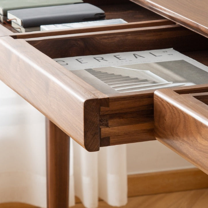 ALIVIA RITZ Modern Desk Console Table Solid Wood desk