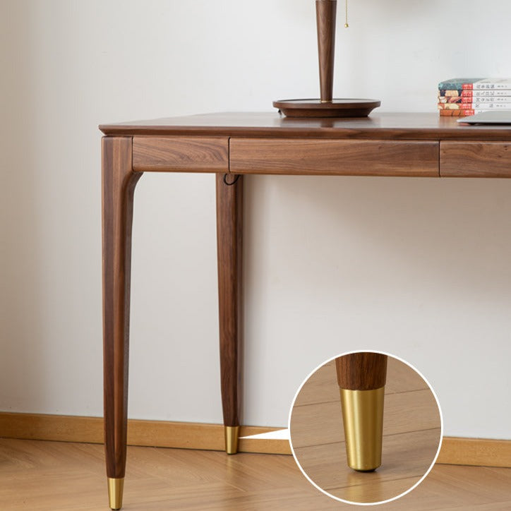 ALIVIA RITZ Modern Desk Console Table Solid Wood desk