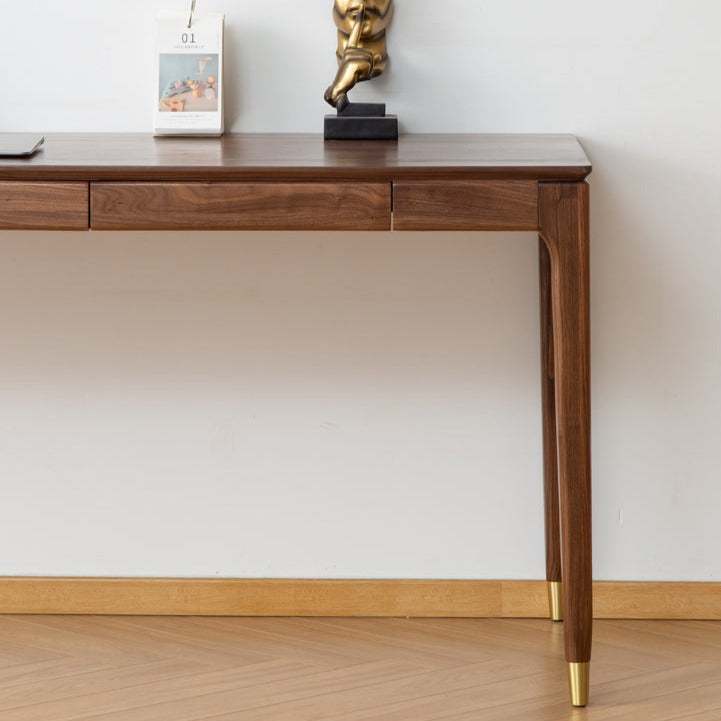 ALIVIA RITZ Modern Desk Console Table Solid Wood desk