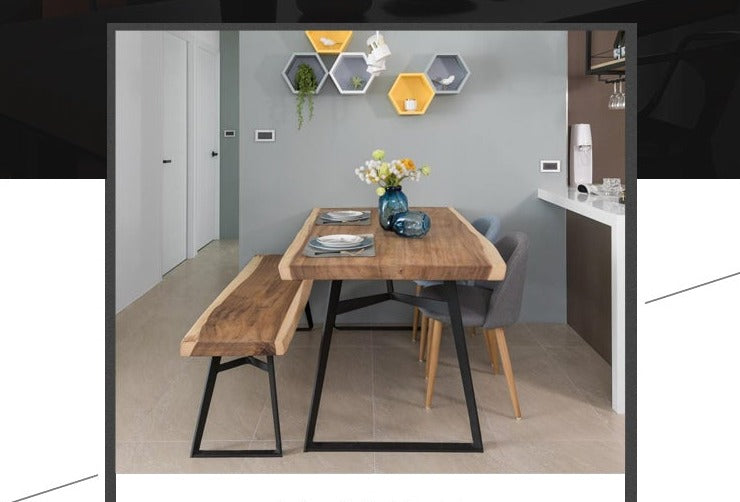 AVERY Solid Wood Dining Table