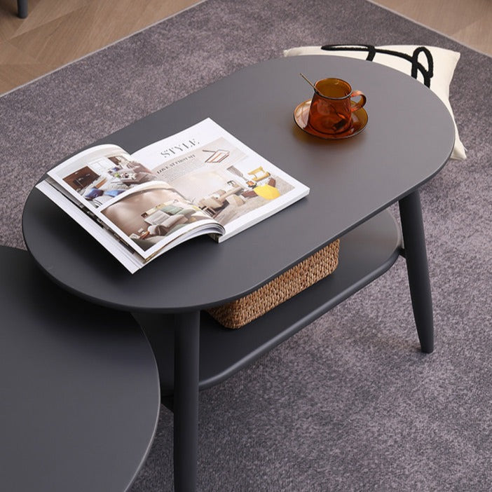 Alayah Japanese Scandinavian Coffee Table Solid Wood