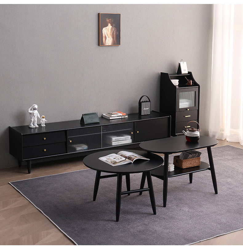 Alayah Japanese Scandinavian Coffee Table Solid Wood